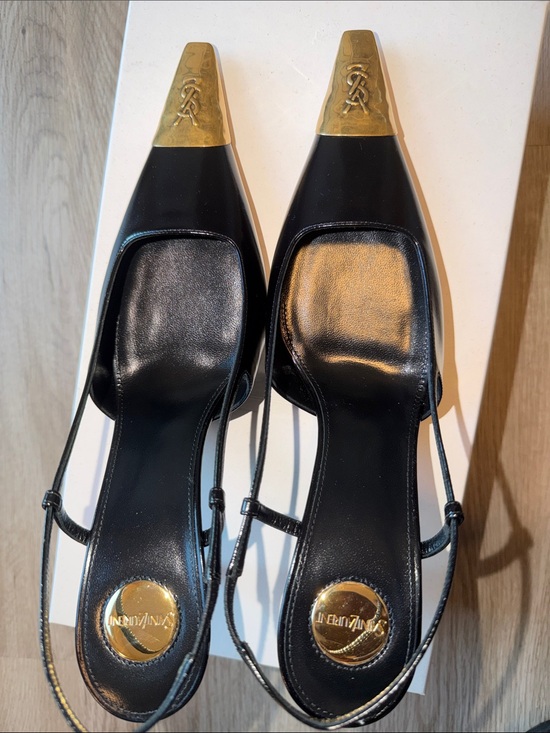 Yves Saint Laurent Shoes - Saint Laurent YSL Jeanne Slingback Pumps | EU 38.5 / US 8.5 | BRAND NEW